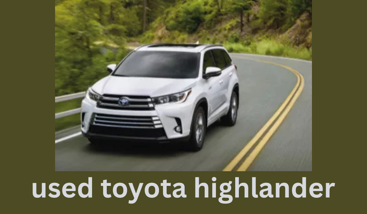 used toyota highlander