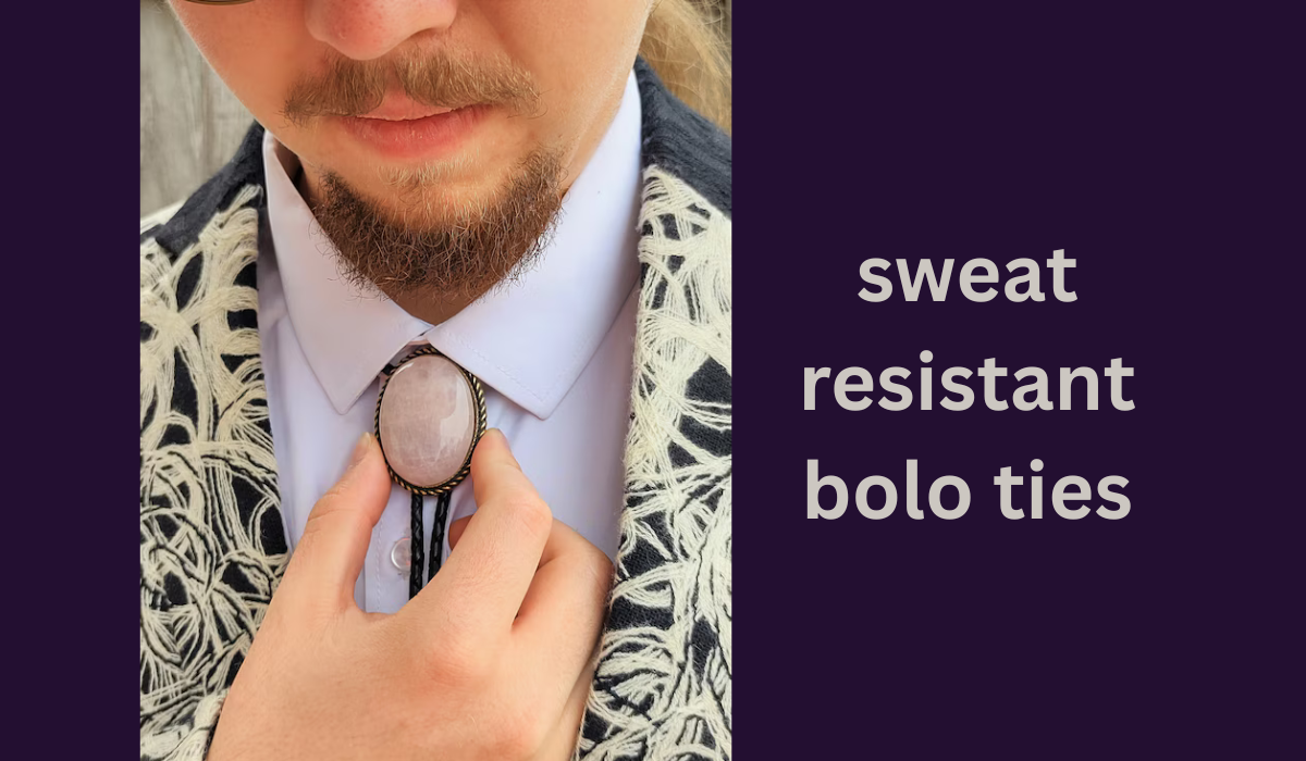 sweat resistant bolo ties