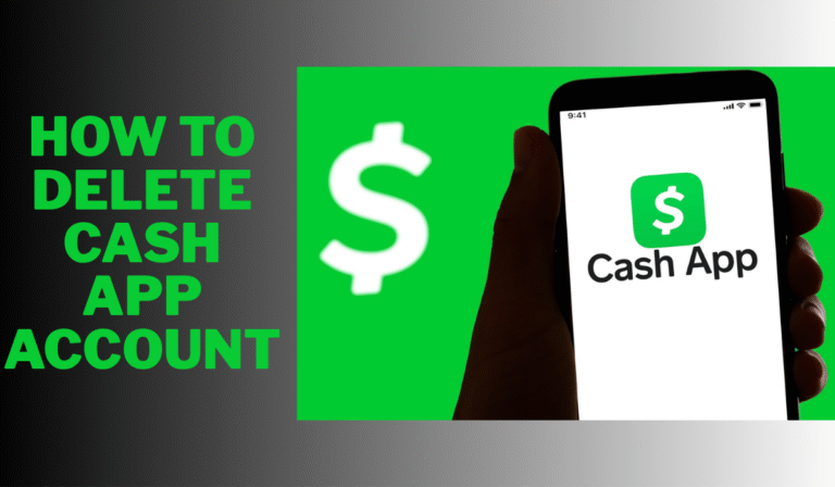 how to delete cash app account​