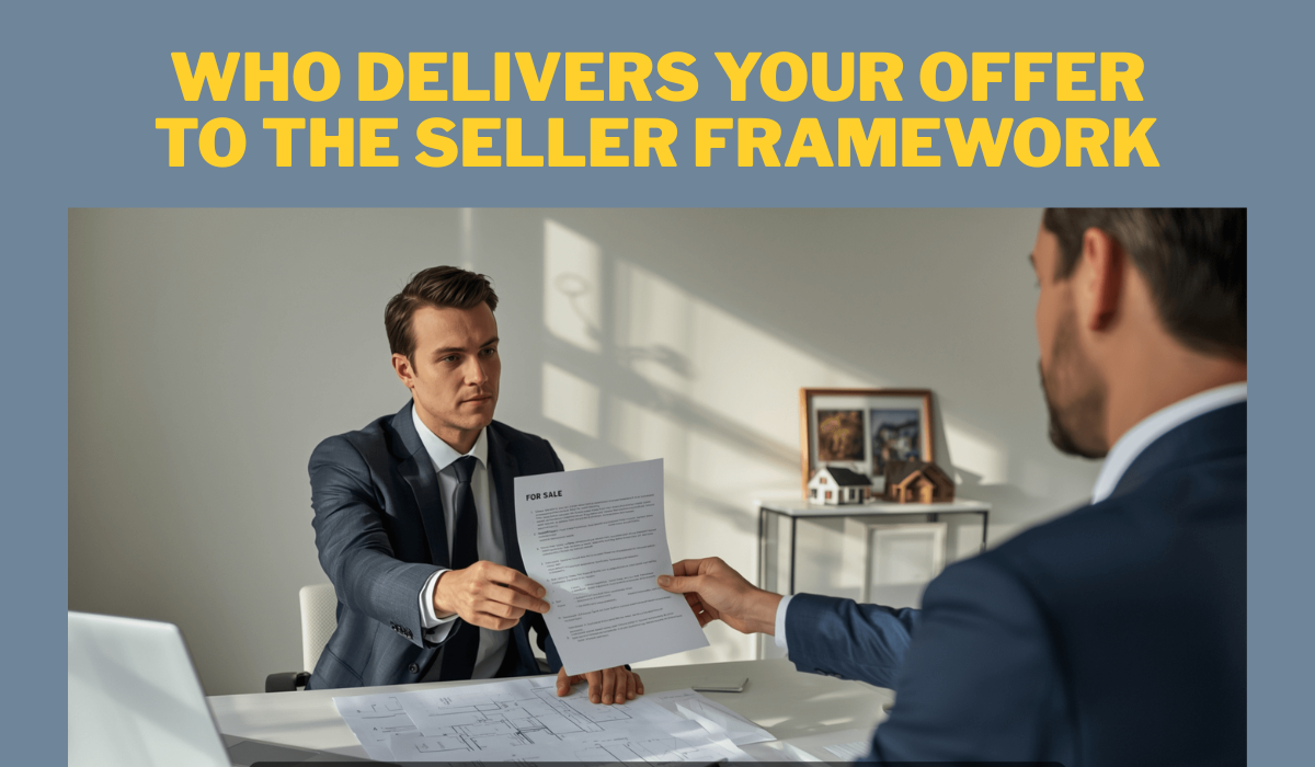 who delivers your offer to the seller framework