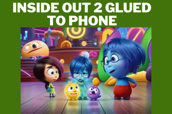 inside out 2 glued to phone