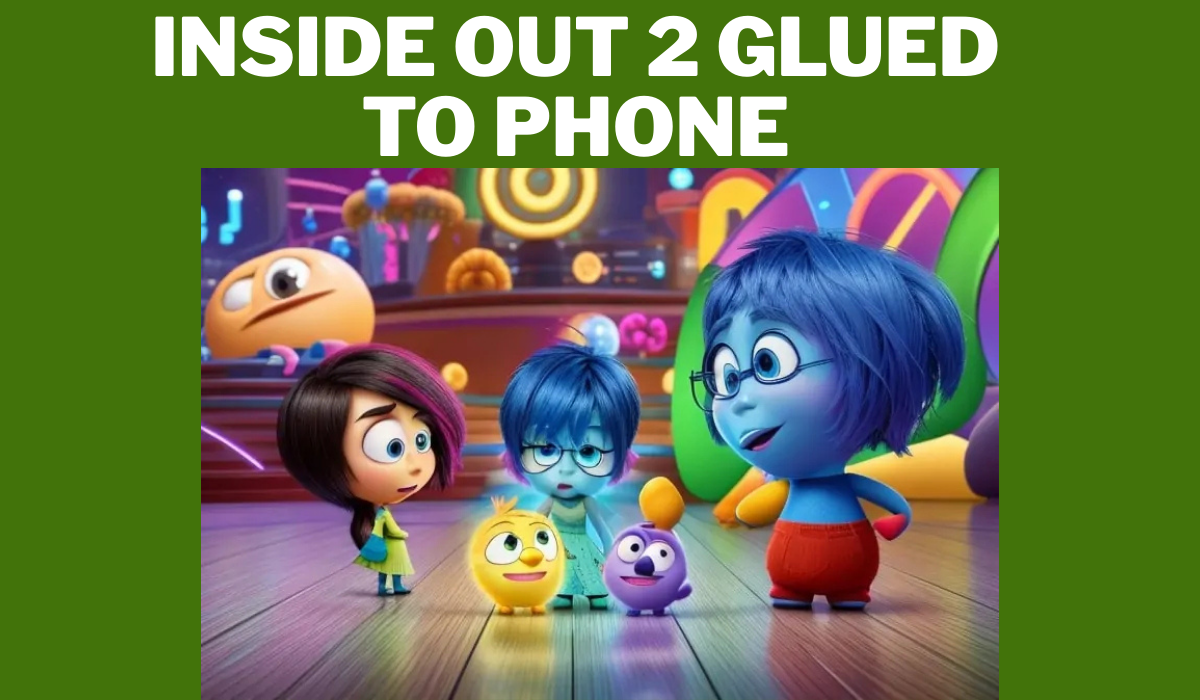 inside out 2 glued to phone