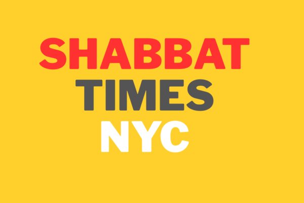 shabbat times nyc