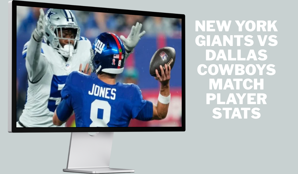 new york giants vs dallas cowboys match player stats
