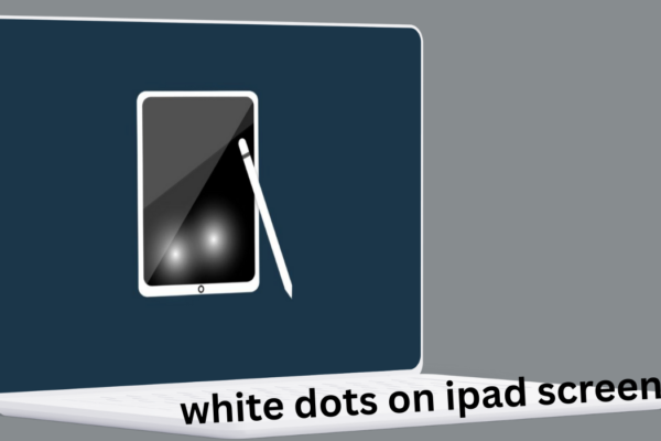 white dots on ipad screen