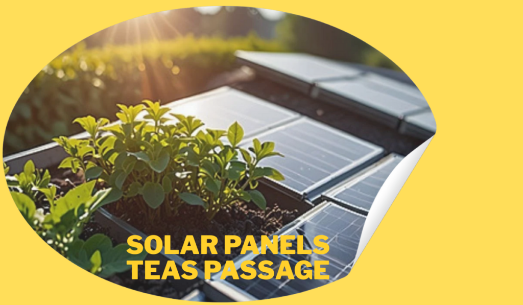 solar panels teas passage