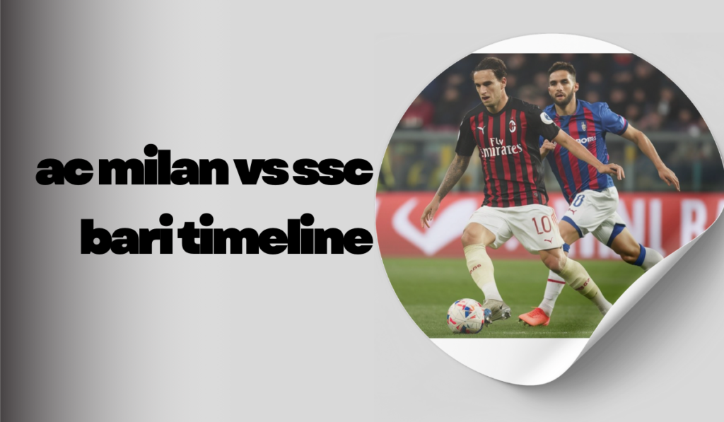 ac milan vs ssc bari timeline