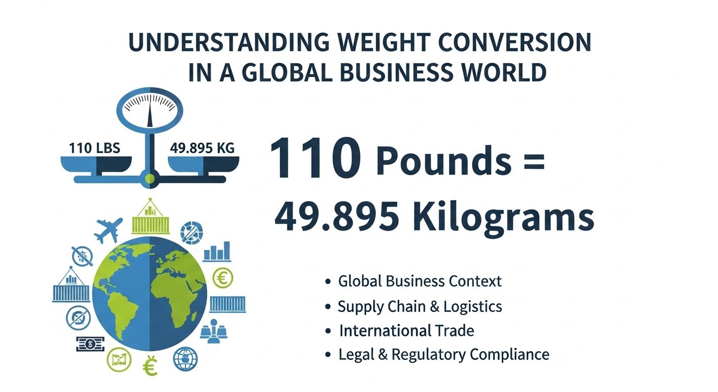 110 pounds en kilos