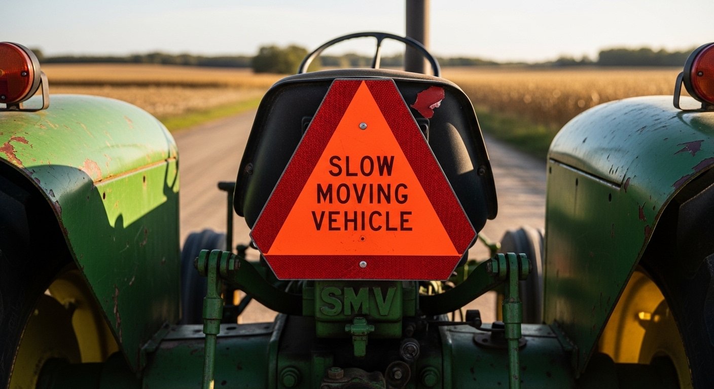 slow moving vehicle sign