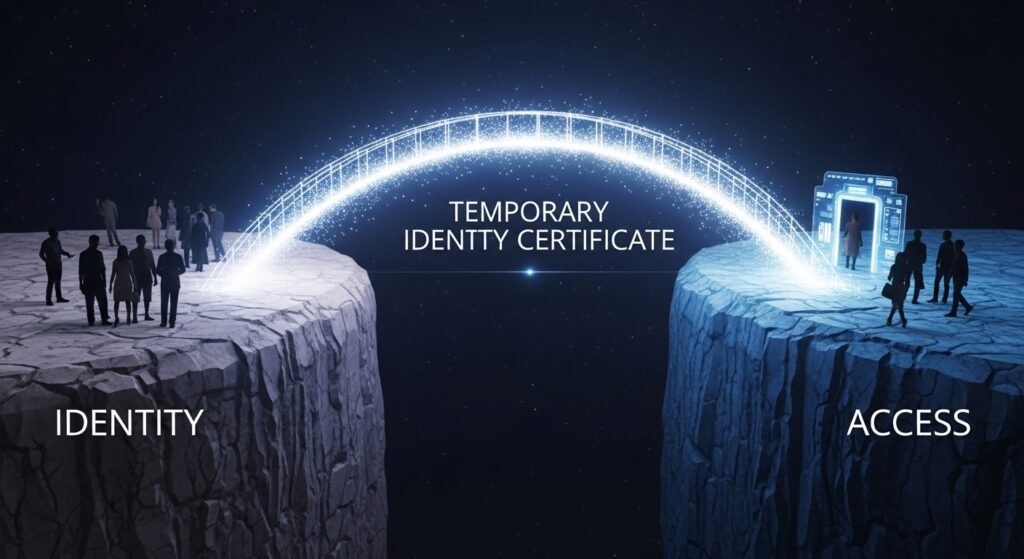 temporary identity certificate