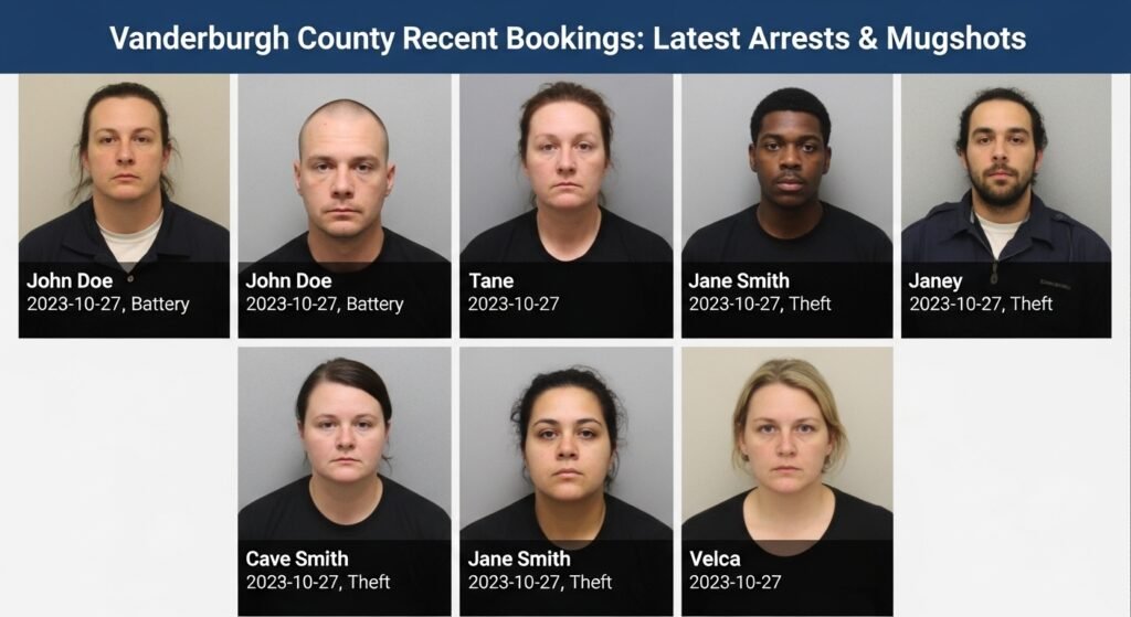 vanderburgh county recent bookings