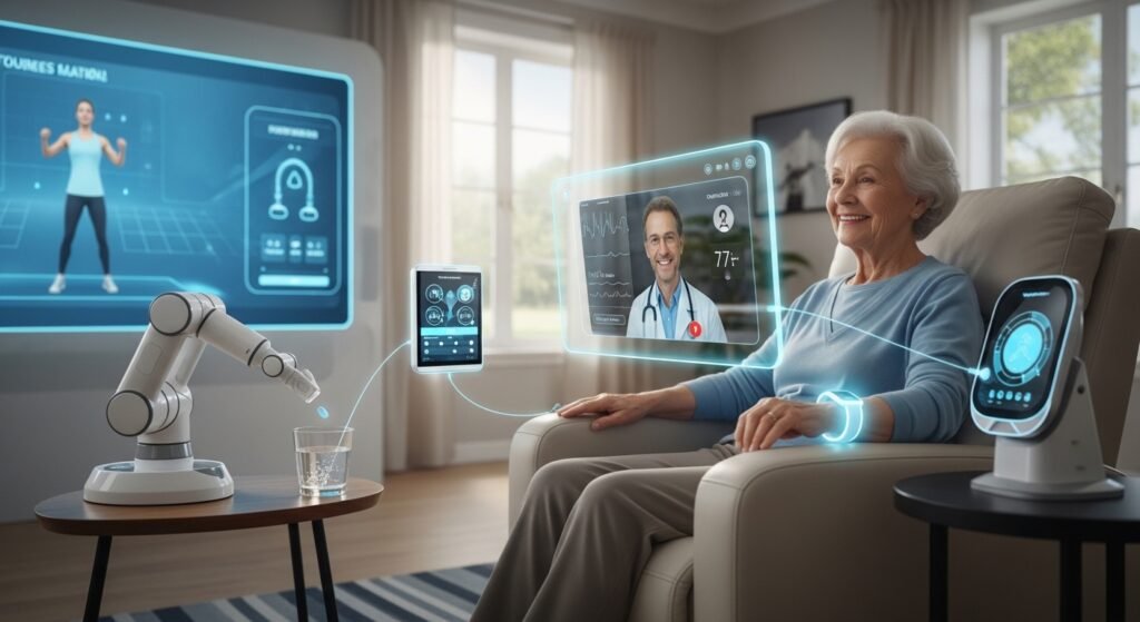 how future healthcare technology is elevating at home care