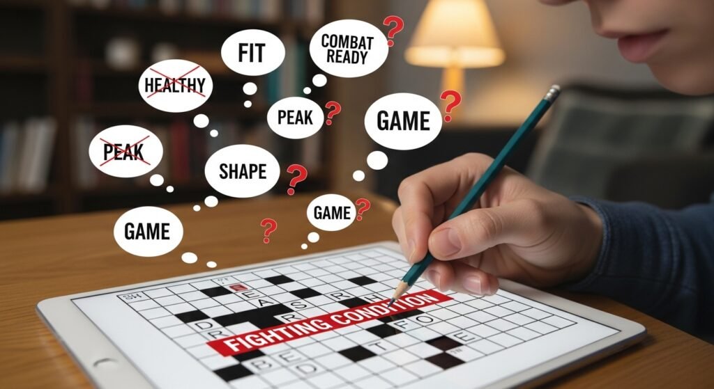 fighting condition crossword clue